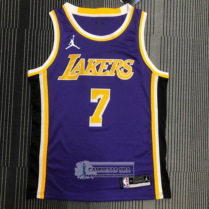 Camiseta Los Angeles Lakers Carmelo Anthony NO 7 Statement 2020-21 Violeta